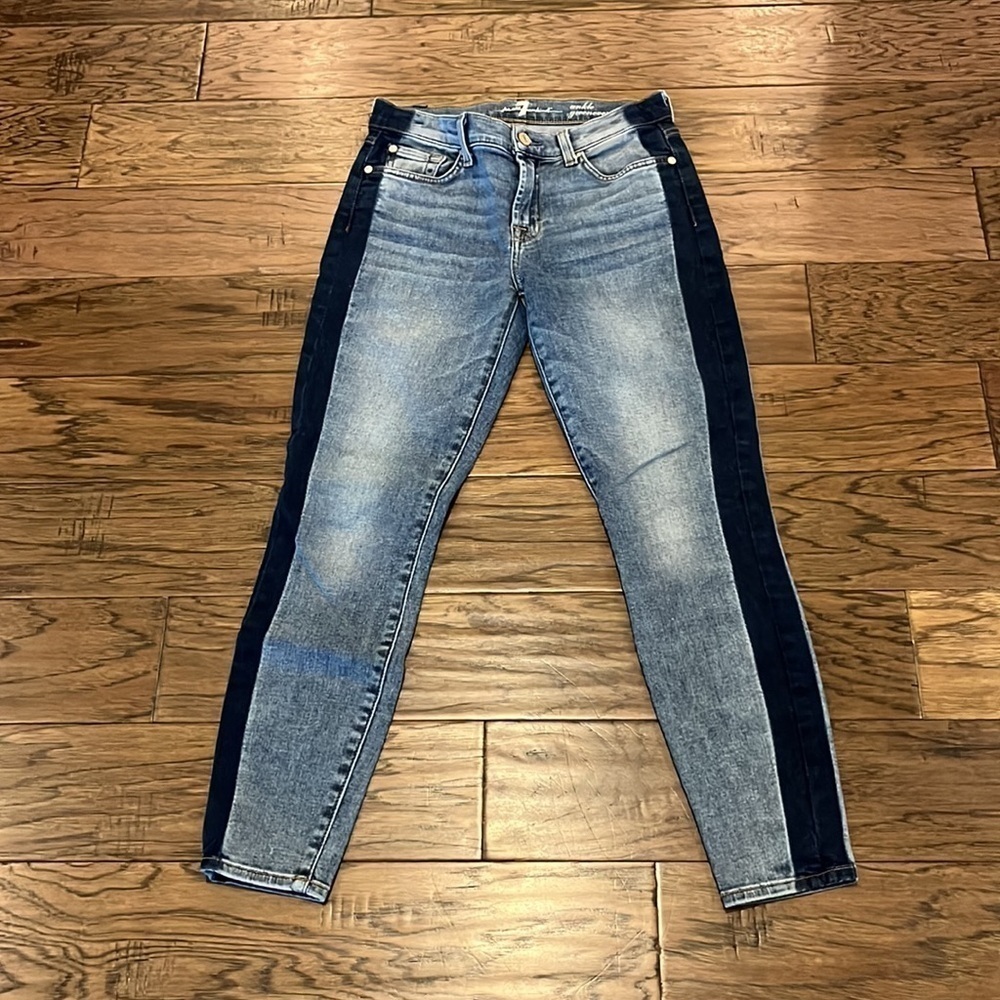 7 For All Mankind Gwenevere Skinny Ankle Size 27